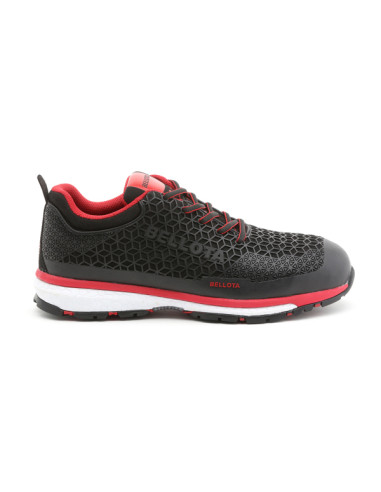 ZAPATO DEPORTIVO S3 NEGRO-ROJO 38