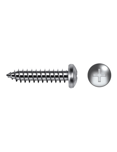 TORNILLO R.CHAPA PH ZN DIN7981 2,2X6,5 MM