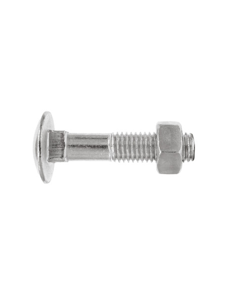 TORNILLO DIN603+TUERCA 934 ZN M8X90