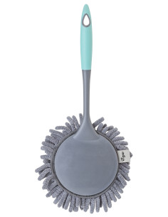 PLUMERO MICROFIBRA REDON TURQ 18X5X36