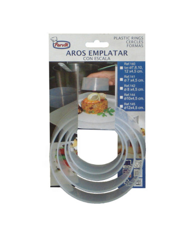 ARO EMPLATAR PLASTICO SET 4 U