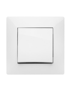 CONMUTADOR EMPOTRAR BLANCO CRUCE 10 A
