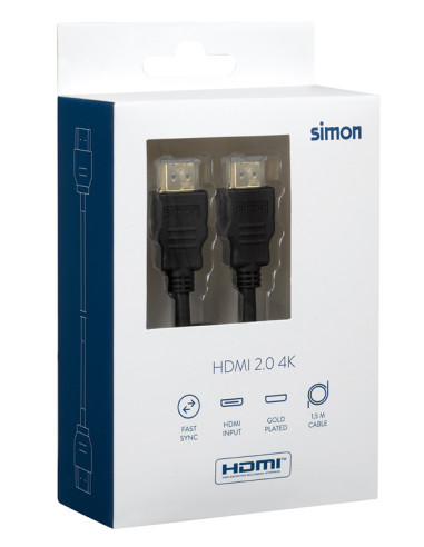 CABLE HDMI 2.0 4K 1,50 M