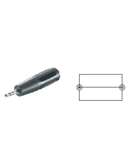 ADAPTADOR STEREO 2,5MMX3,5 MM