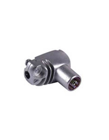 CONECTOR ANTENA TV ACODADO H METALICO