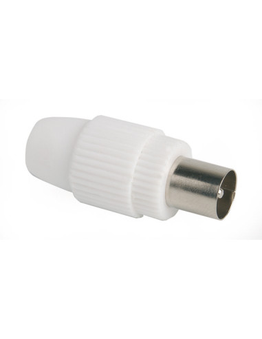 CONECTOR ANTENA TV MACHO RECTO