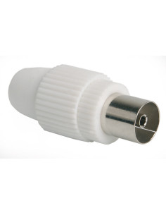 CONECTOR ANTENA TV HEMBRA RECTO