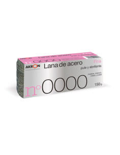 ESTROPAJO LANA ACERO FINA 0000 150 G