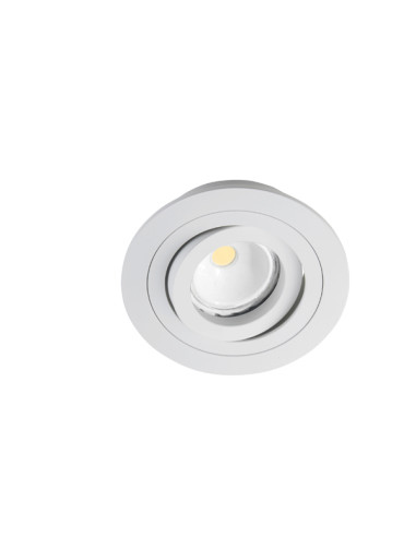 FOCO LED ORIENTABLE REDONDO BLANCO 6,2 W