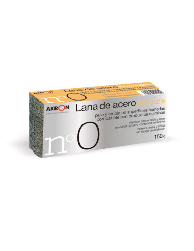 ESTROPAJO LANA INOX MEDIA N.0 150 G