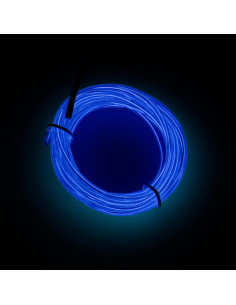 TIRA LED NEON AZUL A PILAS 5 M