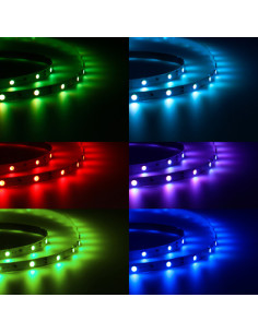 Tira LED KSIX 5 m RGB | Con Mando a Distancia