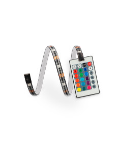 TIRA LED RGB A USB TV +CONTROL REMOTO 6 TIRAS 53 CM