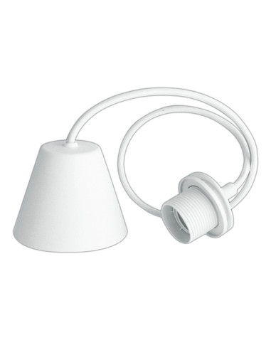 COLGANTE LAMPARA MAX 60W 1M BLANCO