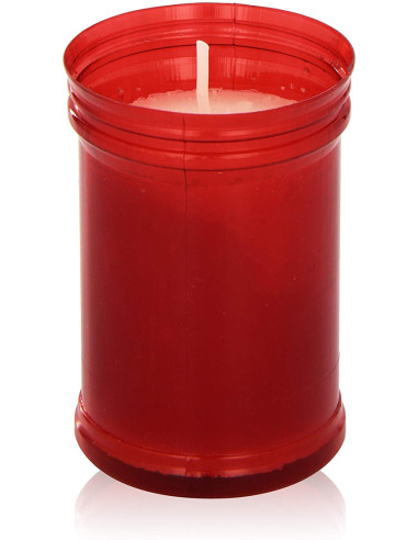 VELA LAMPARILLA ROJA 4 60 H. 90X60 MM