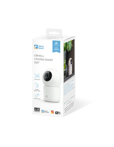 CAMARA IP WIFI INTERIOR 360 ORWELL 2.5K 1440 P