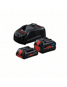 KIT 2BAT+CARGADOR 4,0+5,5AH PCORE 18 V