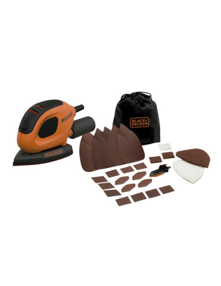BLACK+DECKER BEW230BC-QS 55W Lijadora Mouse