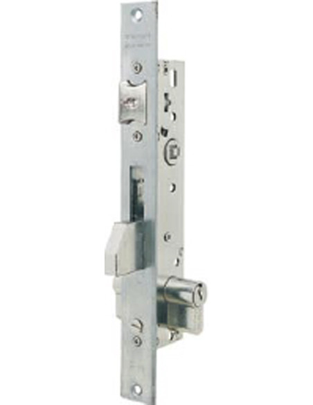 Tesa Assa Abloy 4210253NI Serrure monopoint à Levier basculant pour profilés métalliques Inoxydable Entrée 25 mm 2210