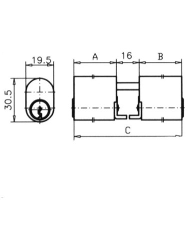 BOMBILLO OVALADO HOMOLOG ERZ 1964LP 30X30 MM