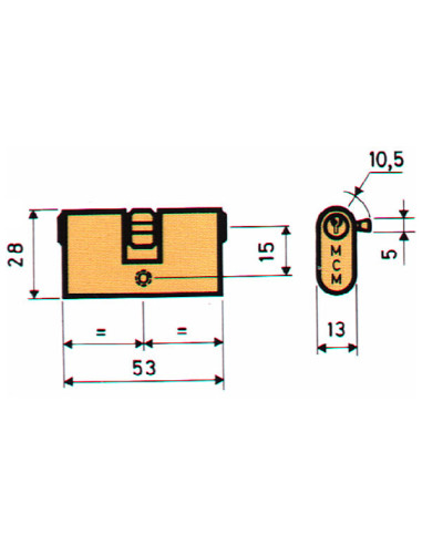 BOMBILLO OVAL METALICA NIQ LC 26,5X26,5