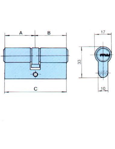 BOMBILLO A. SEGURIDAD LATONADO 32X32 MM