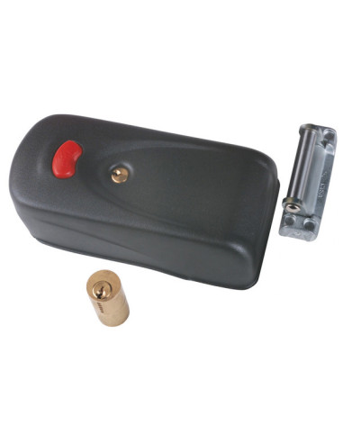 CERRADURA ELECTRICA SOBREPONER LLAVE+PULSADOR
