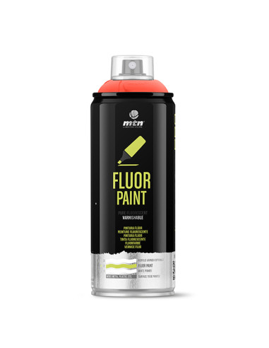 PINTURA AEROSOL ROJO FLUOR 400 ML