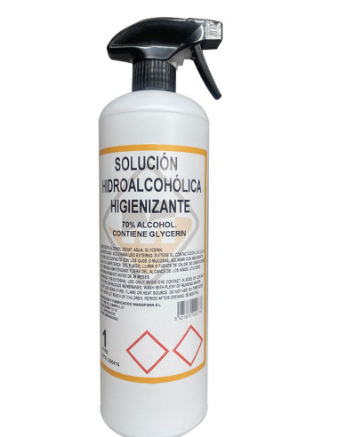 SOLUCION HIDROALCOHOL PISTOLA 1 L