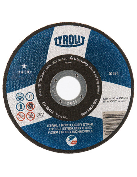 DISCO C RECTO METAL/INOX 230X1,9 MM