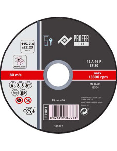 DISCO C H MET/INOX A46 115X2,4MM