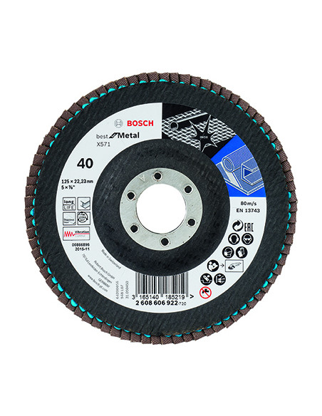 DISCO LAMINAS JG 20 UD G40 X571 125 MM