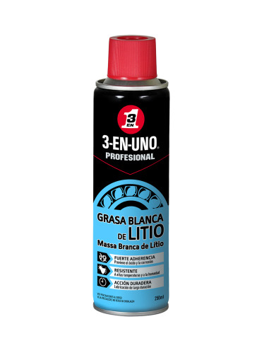 GRASA AEROSOL LITIO BLANCA 250 ML