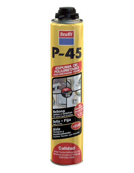 ESPUMA POLIURETANO PISTOLA 750 ML