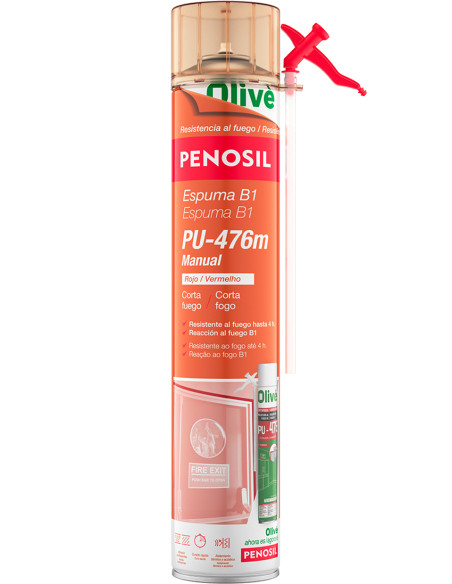 ESPUMA POLIURETANO FUEGO CANULA 750 ML