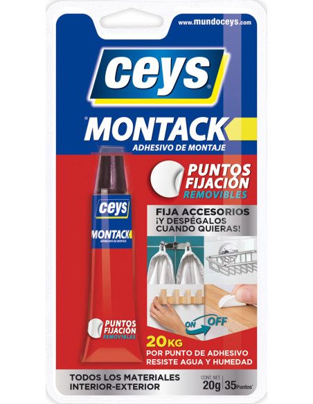 ADHESIVO MONTAJE REMOVIBLE 20 GR