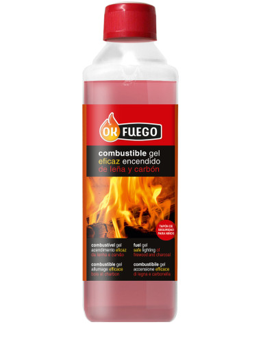 COMBUSTIBLE GEL ENCENDIDO 500 ML