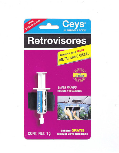 ADHESIVO RETROVISORES 1 G