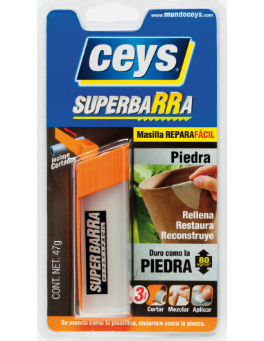 REPARADOR EPOXI BARRA PIEDRA 47 G