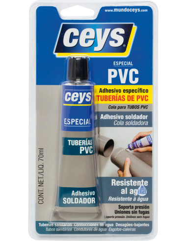 PEGAMENTO PVC TUBERIAS BLIST 70 ML