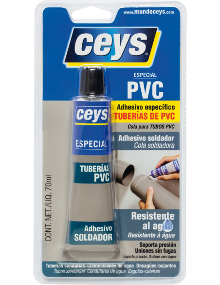 PEGAMENTO PVC TUBERIAS BLIST 70 ML