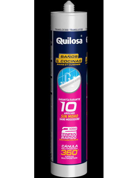SILICONA SANITARIOS TRASLUCIDA 280 ML