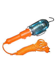 LAMPARA PORTATIL GANCHO/INTERRUPTOR E-27 MAX 60W 5 M