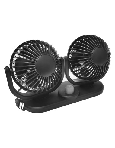 VENTILADOR DOBLE 2 VELOCIDADES 12 V