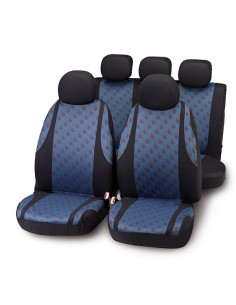 FUNDAS ELASTICAS JG NEGRO AZUL