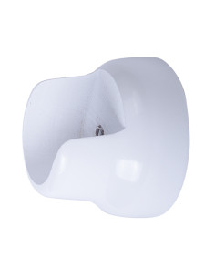 SOPORTE MADERA LATE. BL2 BLCO. 28 MM