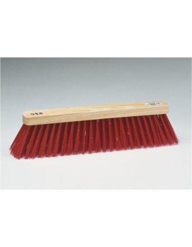 ESCOBON BARRENDERO FIBRA ROJA 520X65 MM