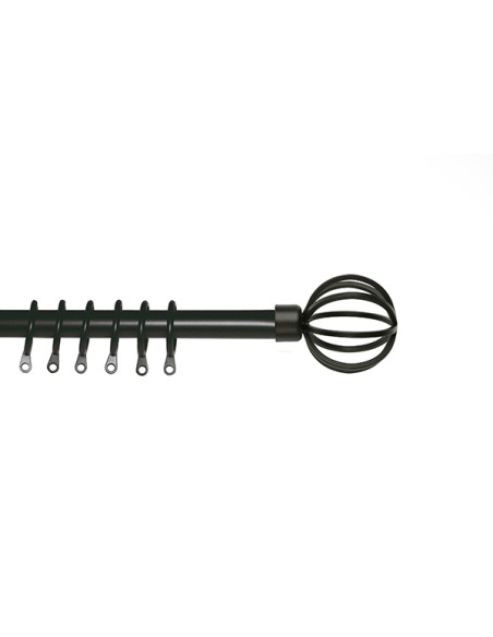 BARRA METAL EXT KIT NEVADA NEGR 125-245 CM