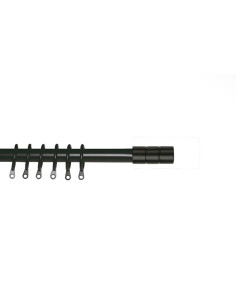BARRA METAL EXT KIT KANSAS NEGR 125-245 CM
