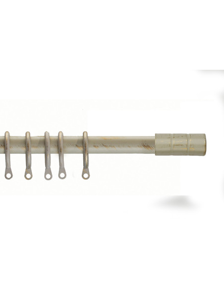BARRA METAL EXT KIT KANSAS ORO/CREM 125-245 CM
